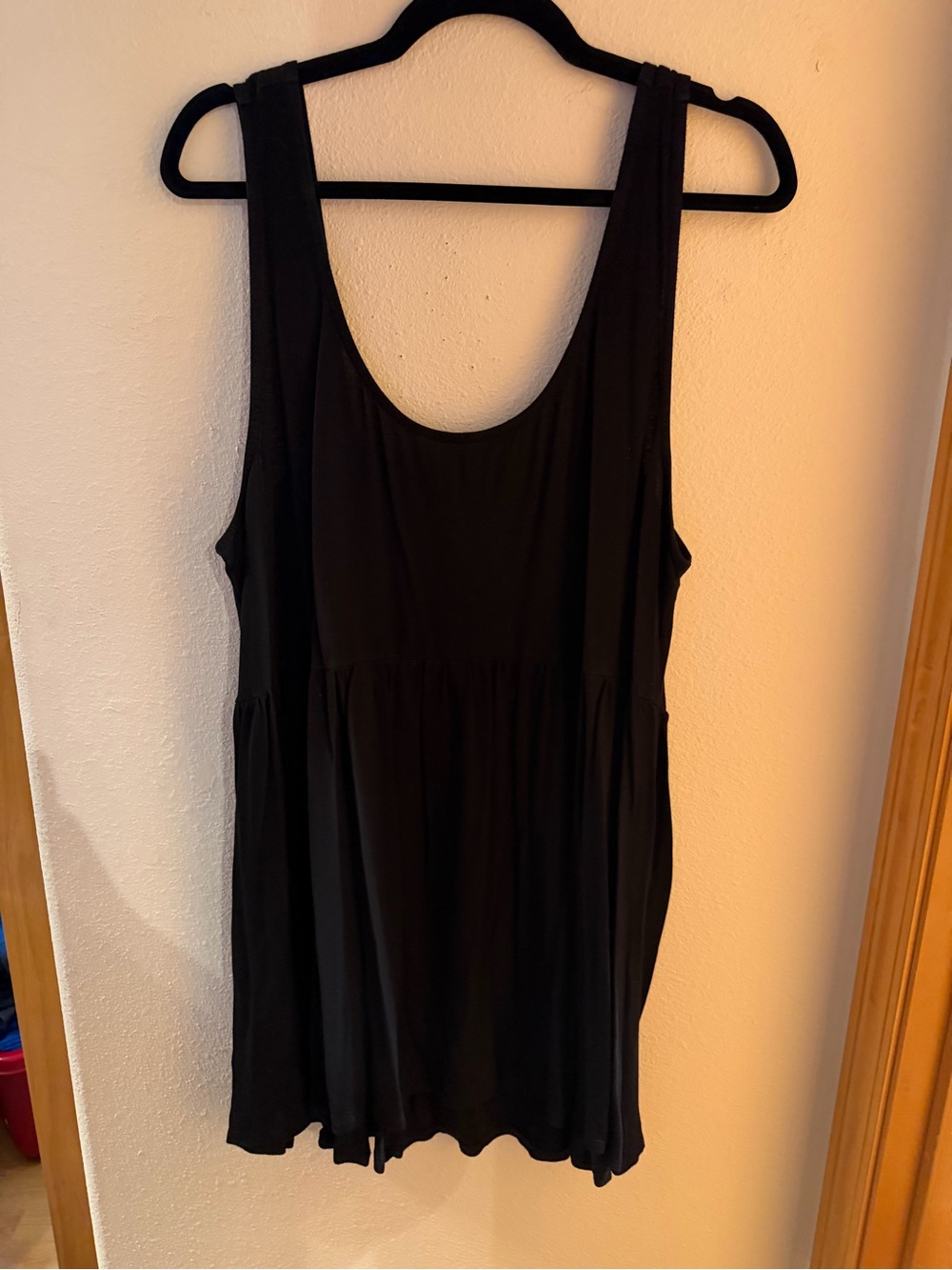 torrid Black Baby Doll Blouse with Scoop Neck